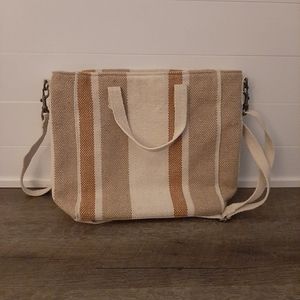 Canvas shoulder purse!